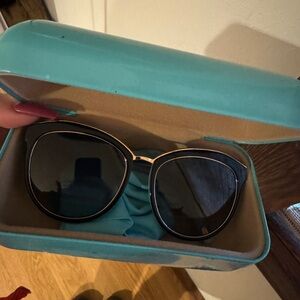 Tiffany & Co Designer Sunglasses + Case - Pristine Condition. Authentic